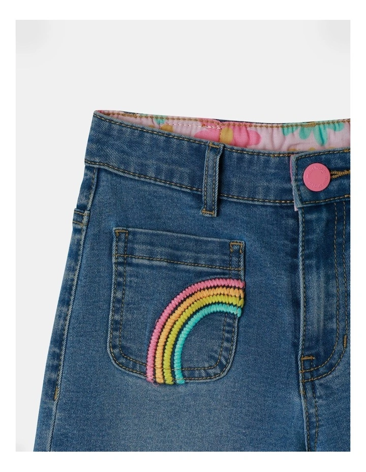 Wide Leg Culotte (3-8 Years) in Denim