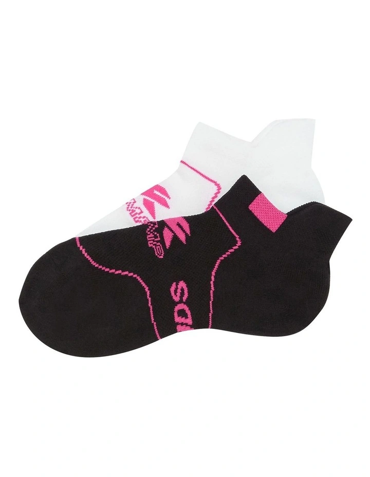 X-Temp Sport Low Cut Socks 2 Pack in Multi