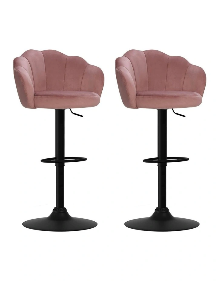 Kitchen Bar Stools in Pink Nessah