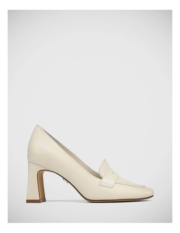 Odelle Leather Loafer in Vintage Ivory