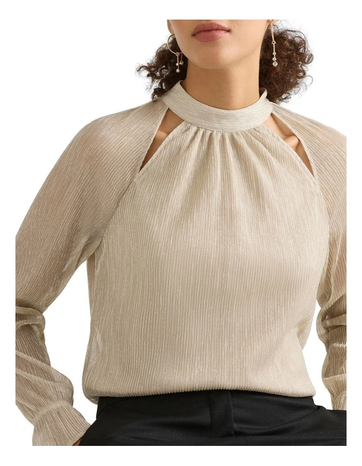 Corrina Blouse in Gold
