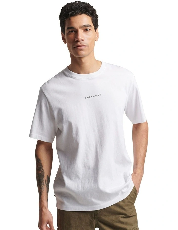 Surplus Logo Tee in Brilliant White