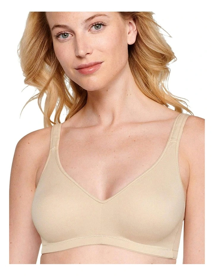 Elasticup 'Perfect Fit' Moulded Wirefree Bra in Light Beige