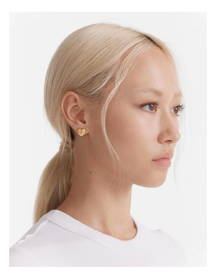 Affaire Stud Earrings in Soft Gold