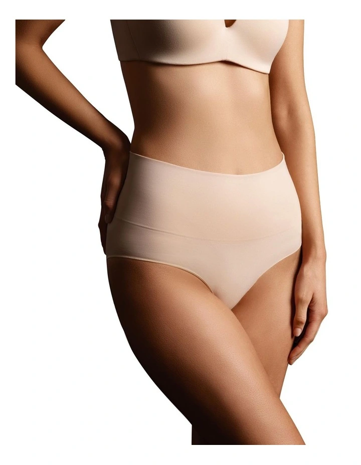 Seamless Smoothies Full Brief 2 Pack in Rose Beige