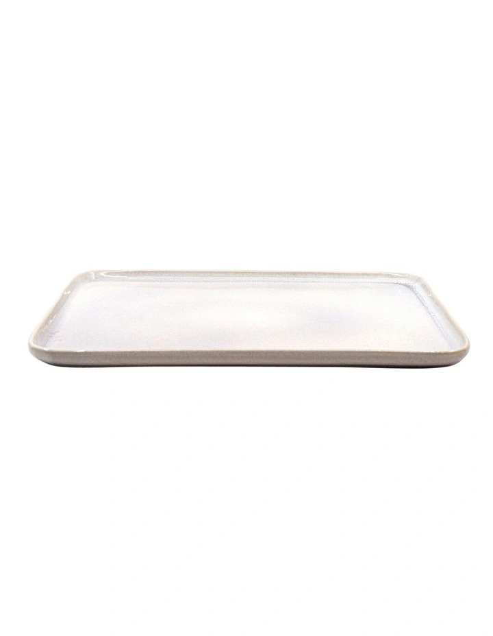 Relic 38cm Rectangle Platter Mist White