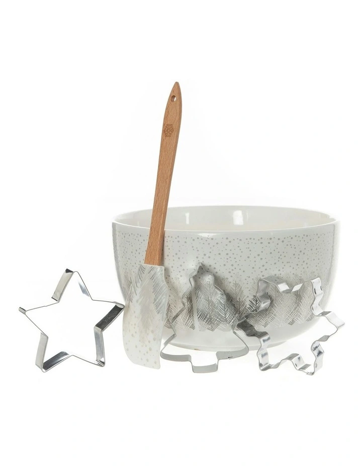 Electroplate Tree Mini Mix Bowl Set in Silver