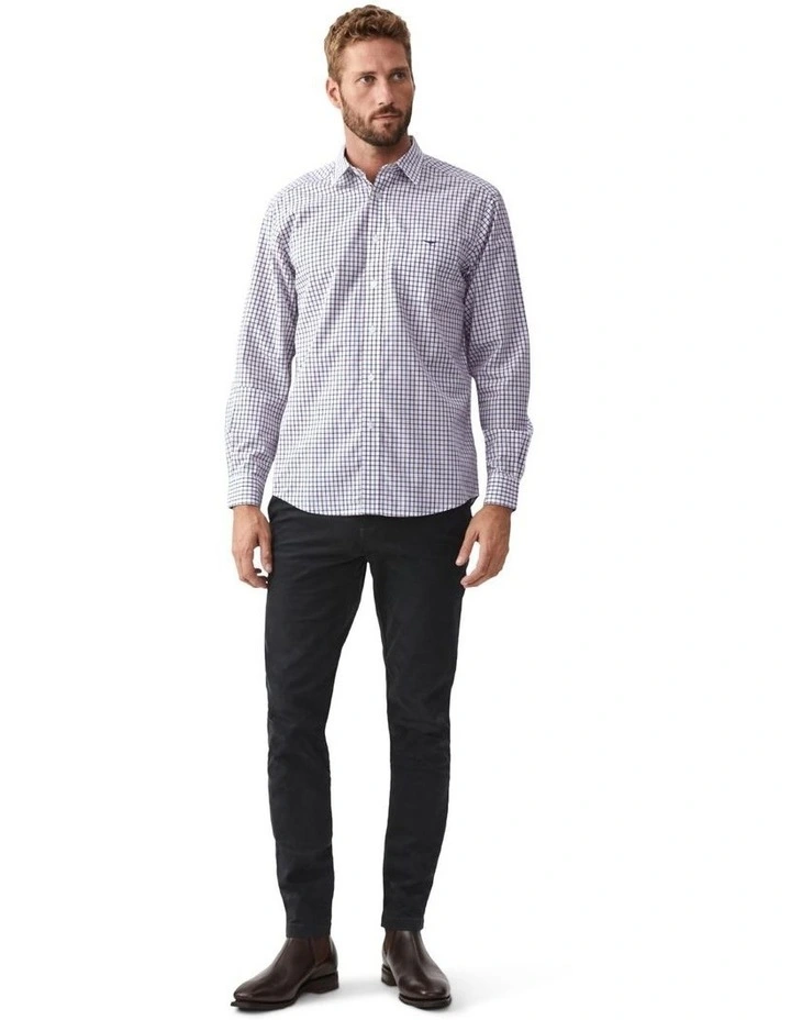 Collins Check Long Sleeve Shirt in Multi