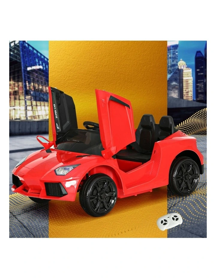 Kids Electric Ride On Car Ferrari-Inspired Toy Cars Remote 12V in Red