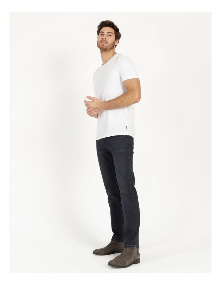 Dylan Regular Straight Jean Size 34 Leg Length in Dark Denim