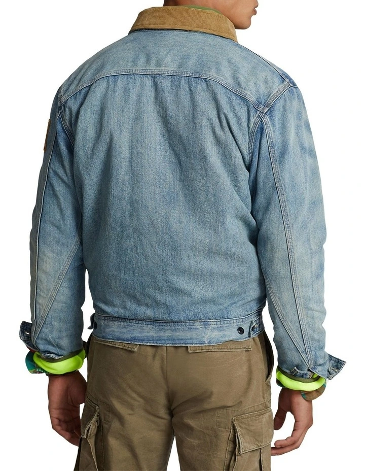 Denim Trucker Jacket in Blue
