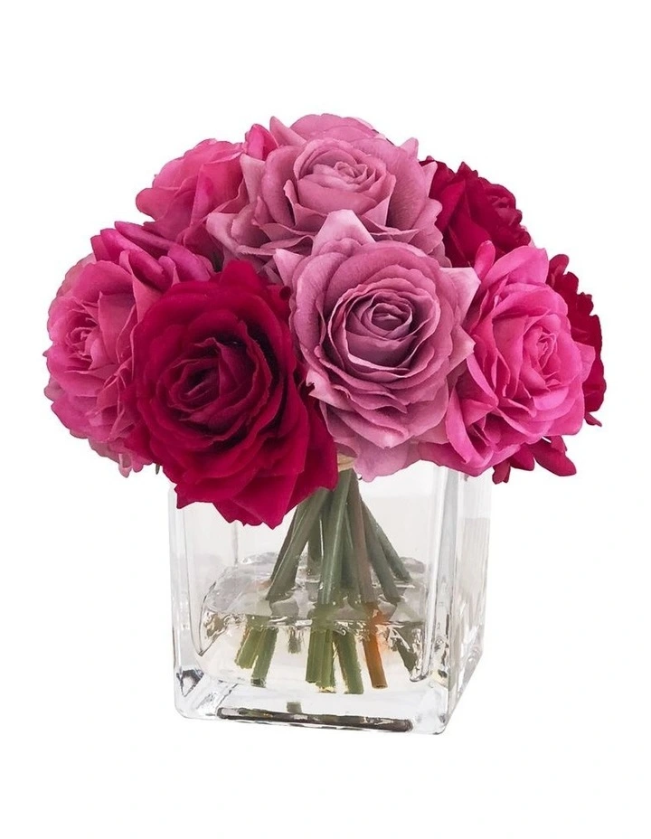 Luxury Artificial Rose Arrangement in Multi