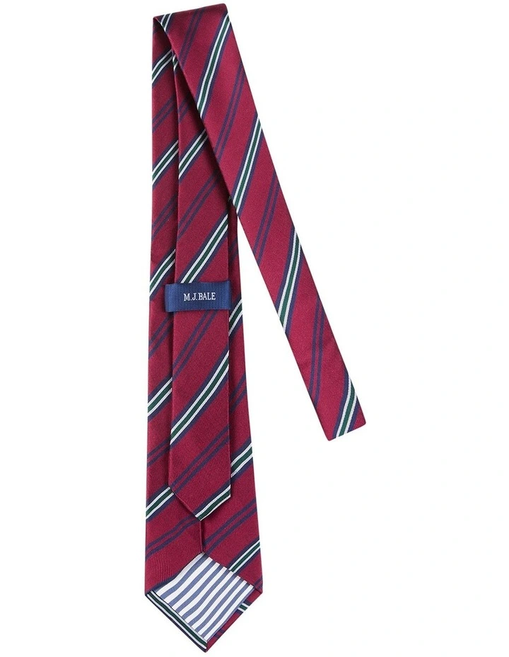 Vaughan Tie in Red Green
