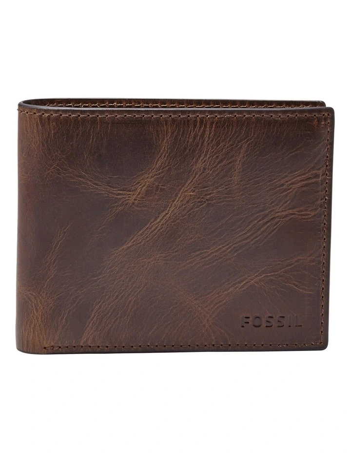 Derrick Dark Brown Leather Wallet