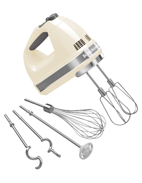 Artisan 9 Speed Hand Mixer in Almond Cream