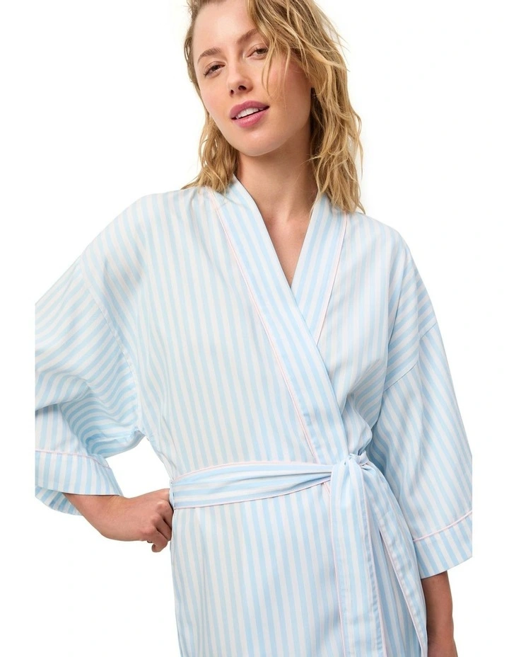 Daydreamer Kimono Robe in Blue