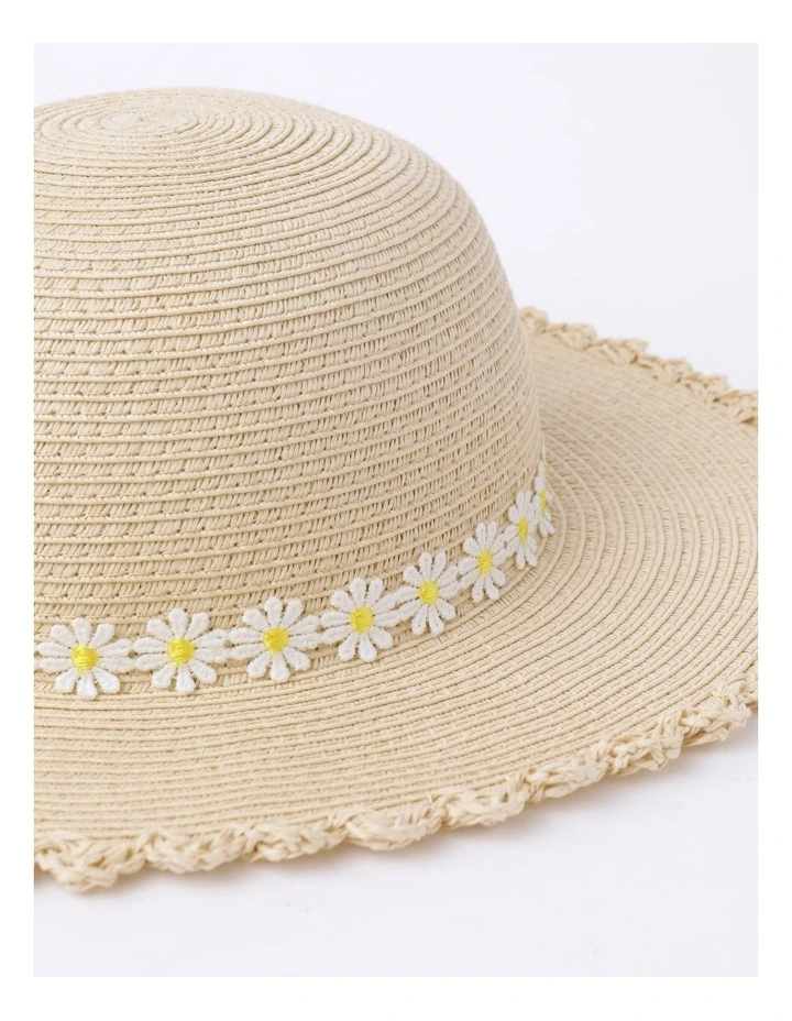 Daisy Sun Hat in Natural