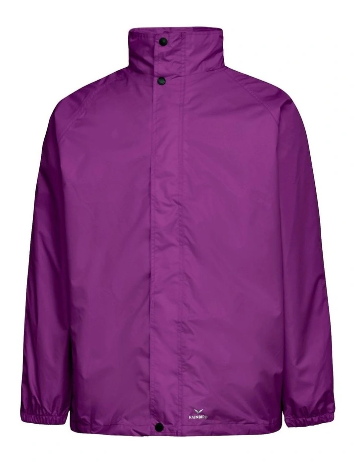 Stowaway Waterproof Rain Jacket in Orchid