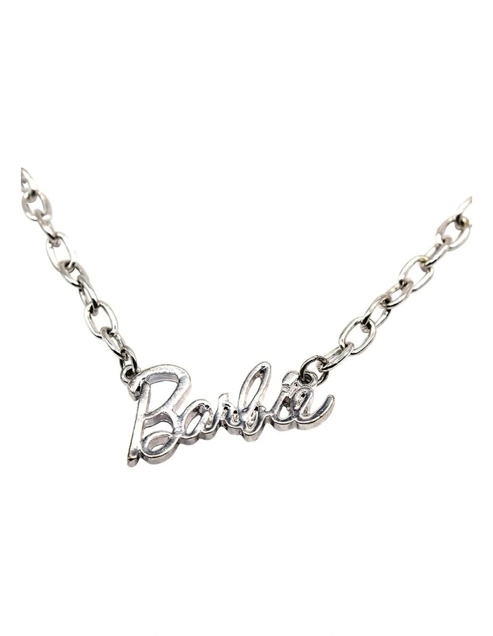 Silver Nameplate Necklace
