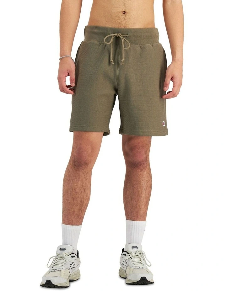 Reverse Weave French Terry Shorts in Lady Fern