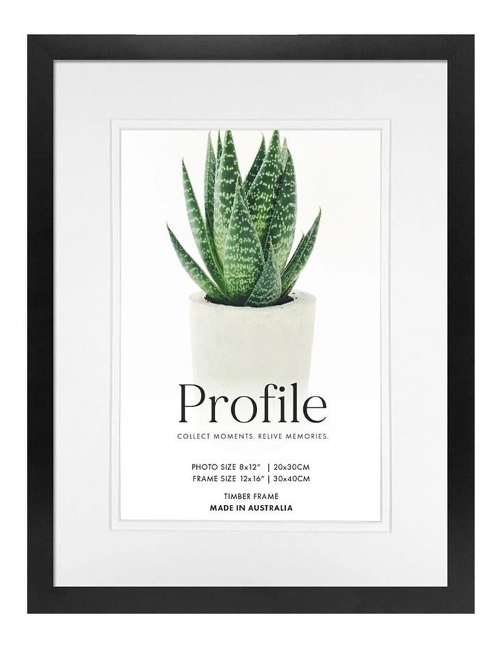 Decorator Photo Frame 30x40/20x30cm in Black