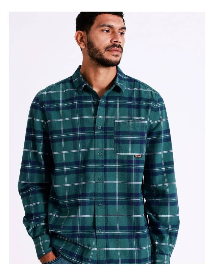 Tempest Casual Long Sleeve Shirt in Teal