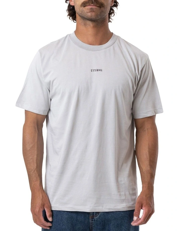 Minimal Merch Fit Tee in Grey