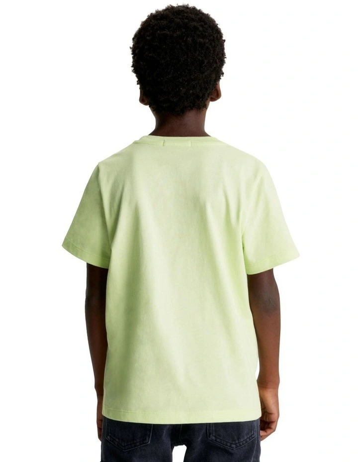 Pixel Logo Relaxed Short Sleeve T-shirt in Exotic Mint
