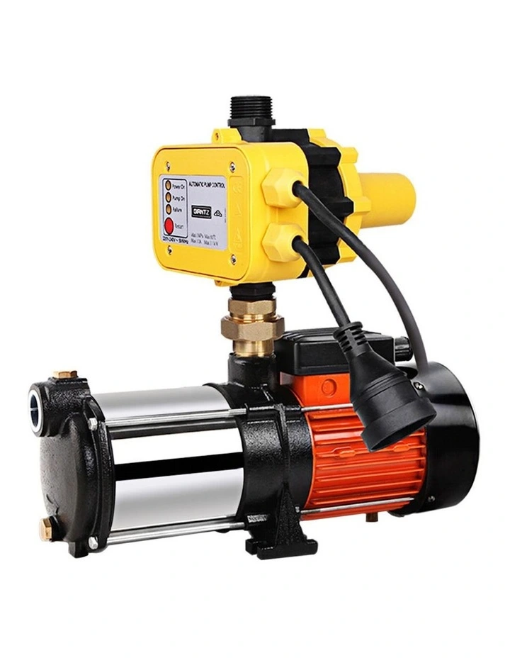 1800W Multi-Stage Pump with Automatic Pressure Controller in Yellow