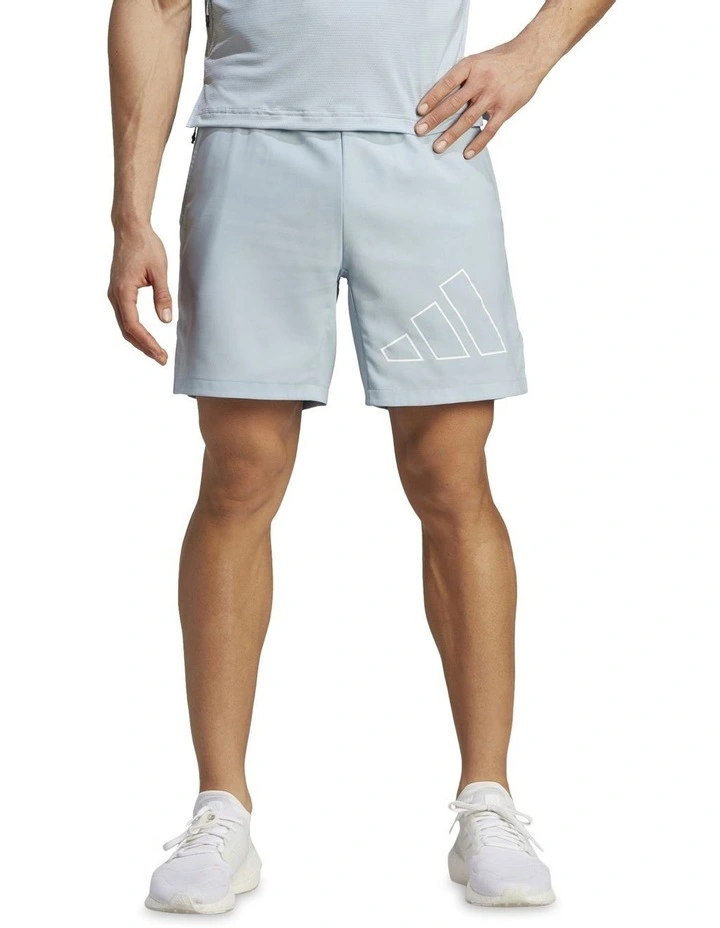 Train Icons Big Logo Training Shorts in Blue