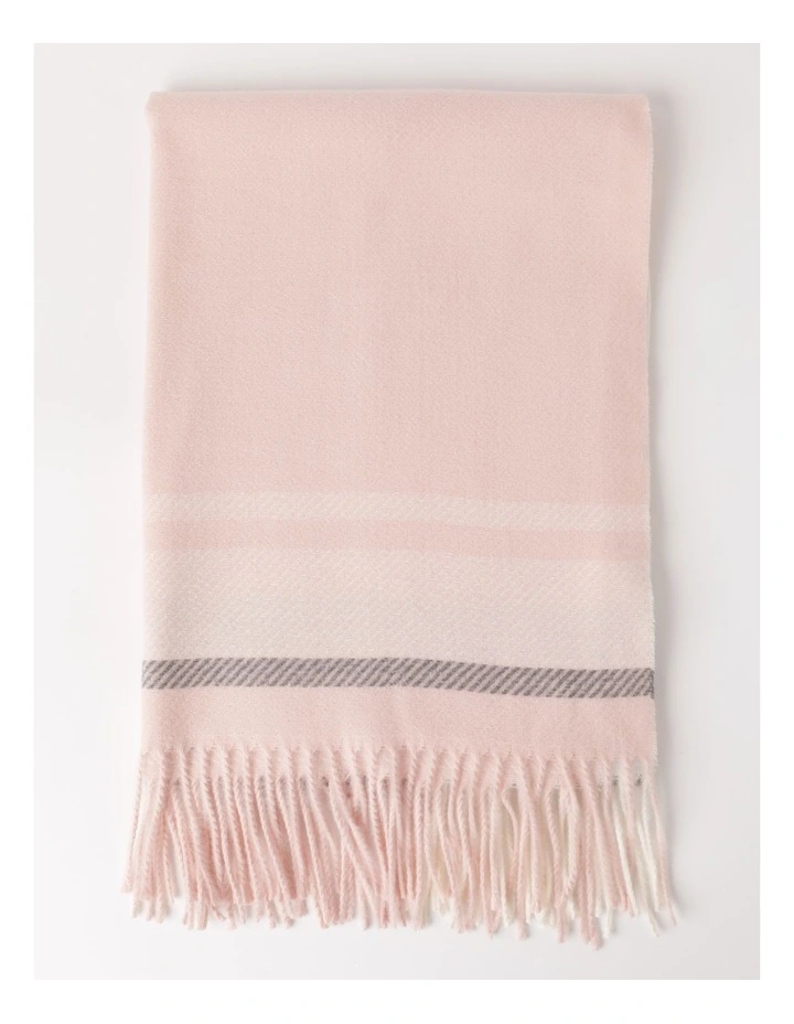 Check Winter Scarf in Pink