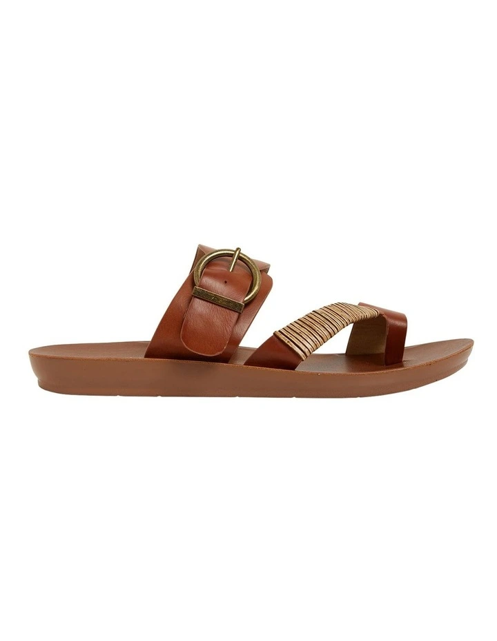 Geneva Light Tan Smooth Sandals