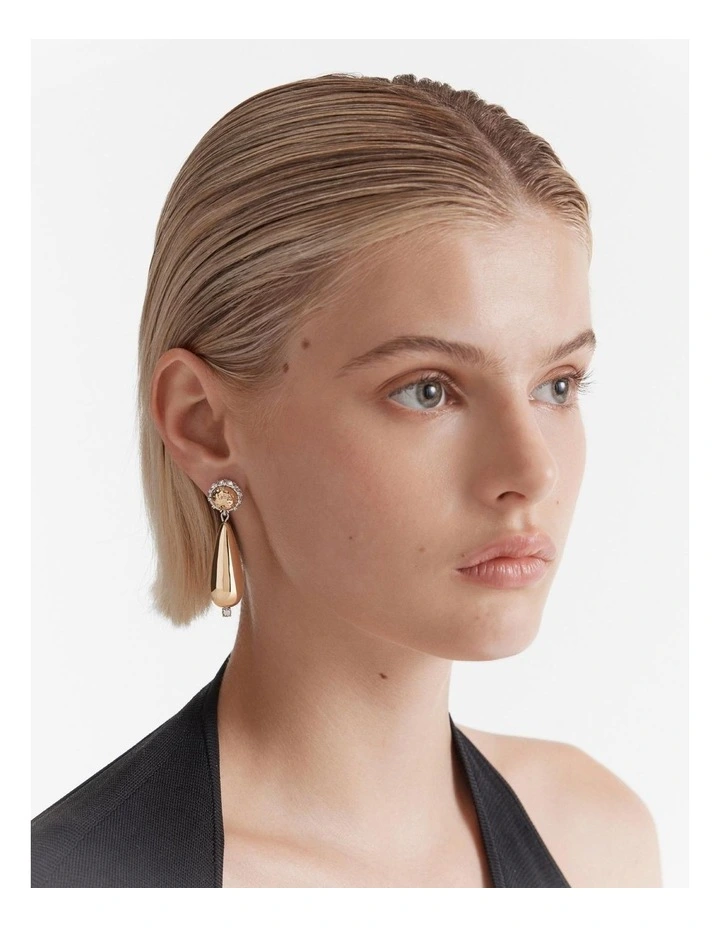 Last Tango Drop Earrings in Gold