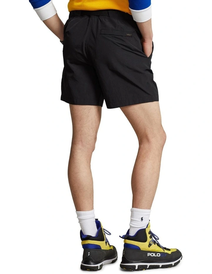 Classic Fit Water-Resistant Short in Black