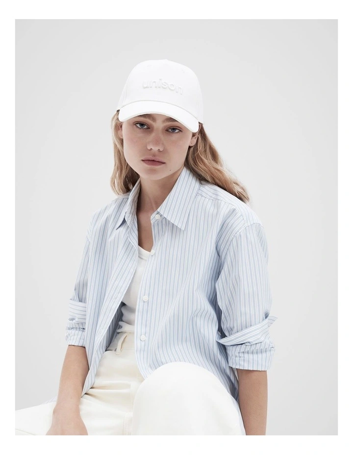 Logo Baseball Cap in White
