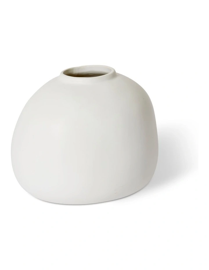 Benito Vase 16cm in White