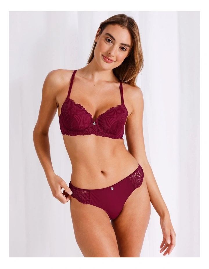 Harlow Gstring in Plum