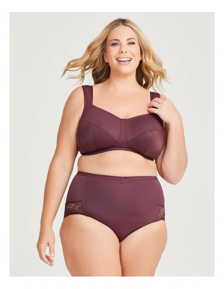 Wirefree Smooth Support Bra in Chocolate