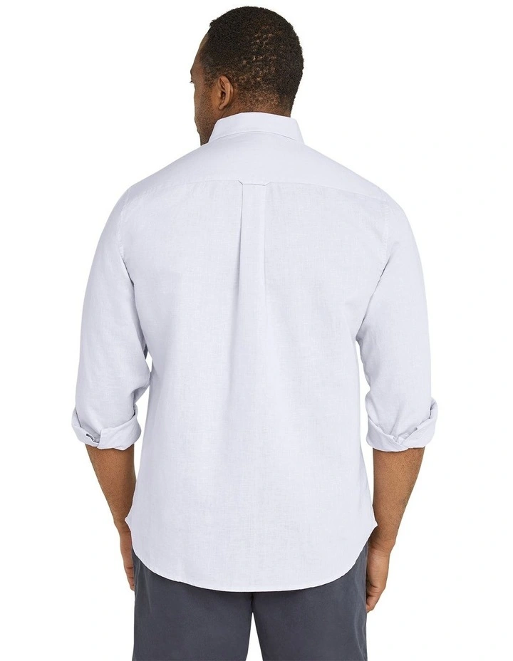 Anders Linen Shirt in Lilac