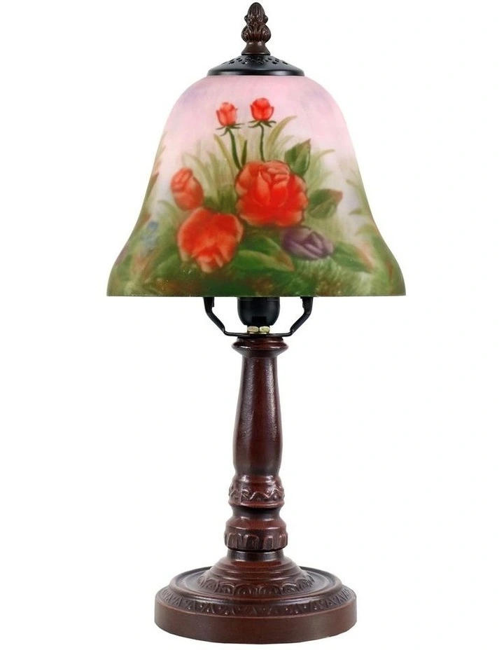 Hand Painted Table Lamp Small Multi