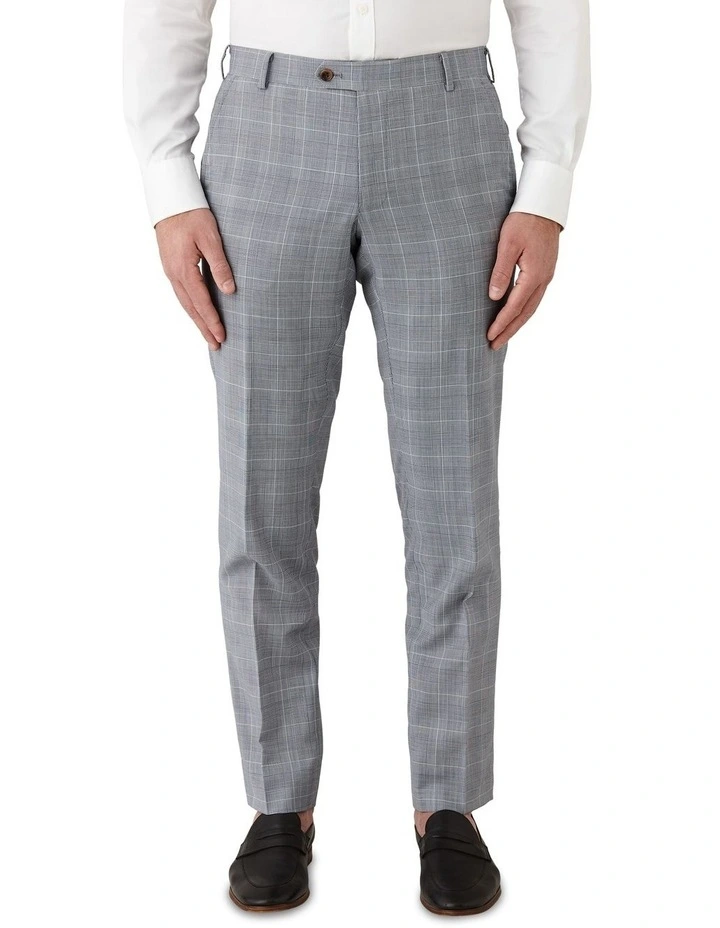 Fabio Tailored Fit Trouser in Light Blue
