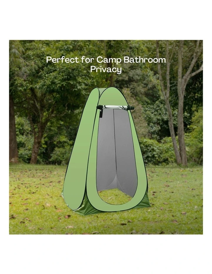 Shower Tent with 2 Window in Green
