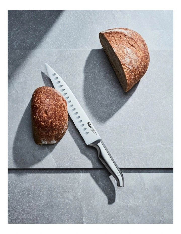 Pro Chefs Bread Knife 23cm in Silver