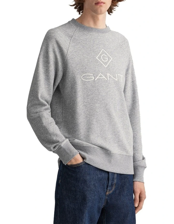 Lock-Up Crew Neck Sweat Grey