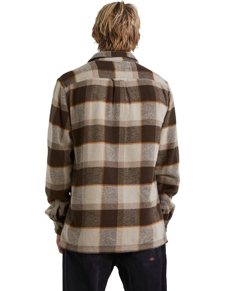 New Seeker Long Sleeve Shirt in Dark Brown