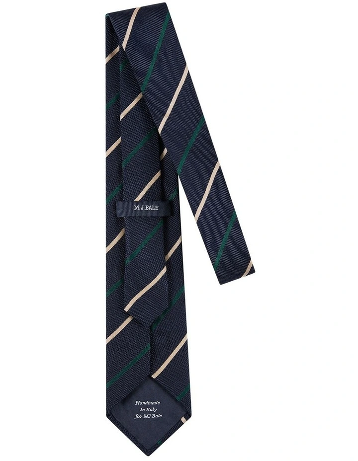 Lucci Tie in Navy Green