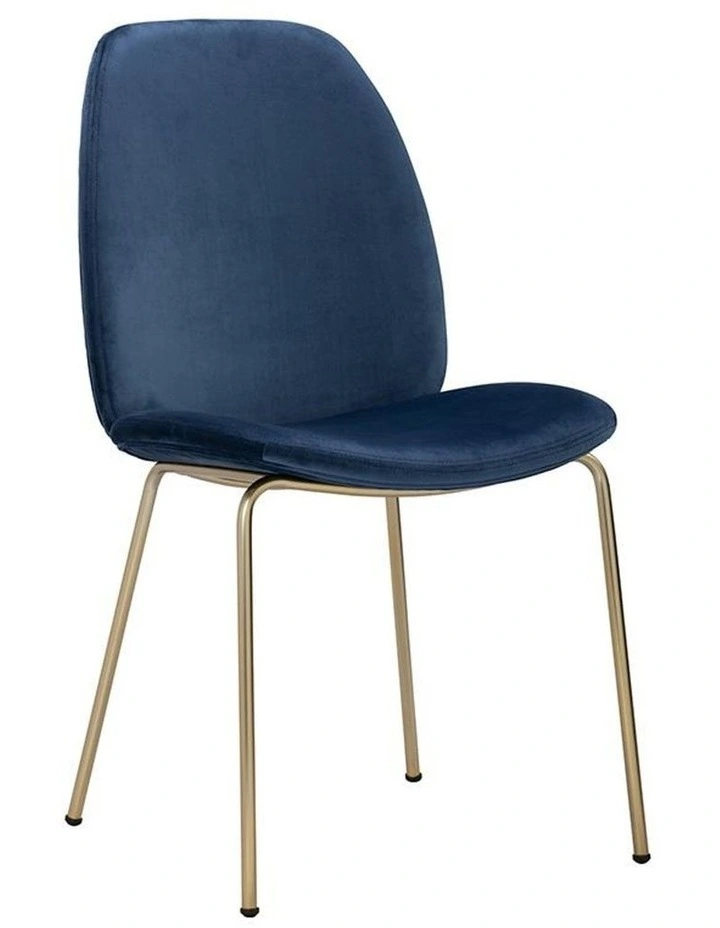 Adelia Dining Chair Jungle Green & Brass
