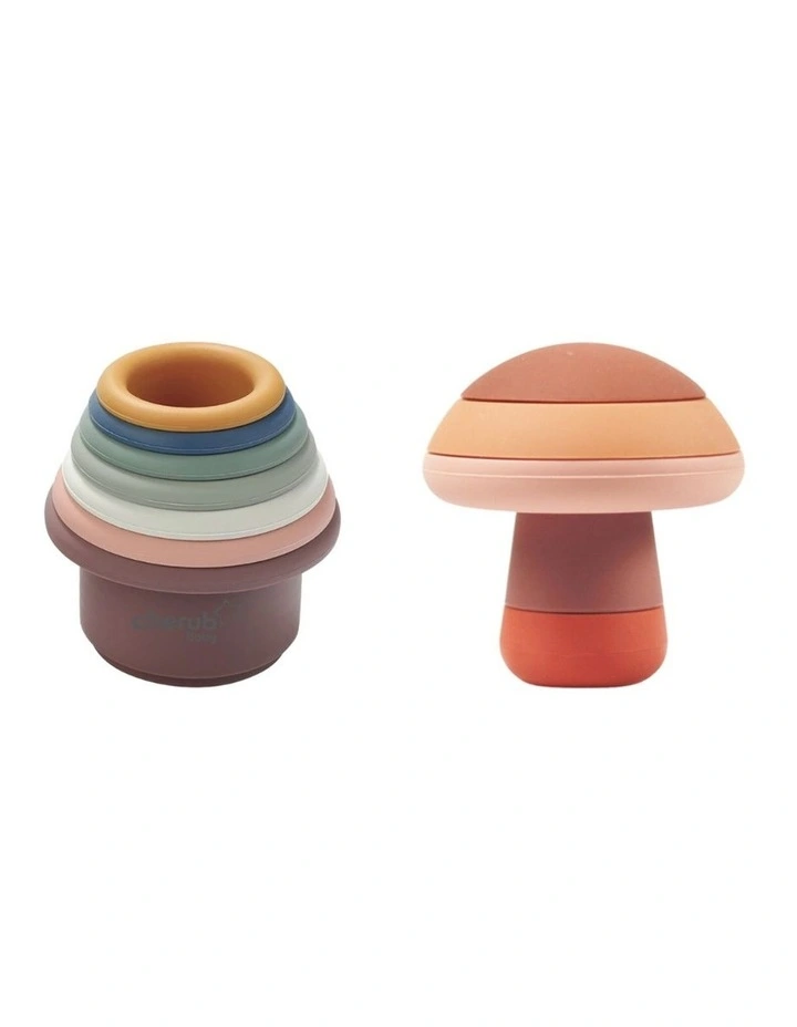 Silicone Stacking Cups and Toys Bundle 2