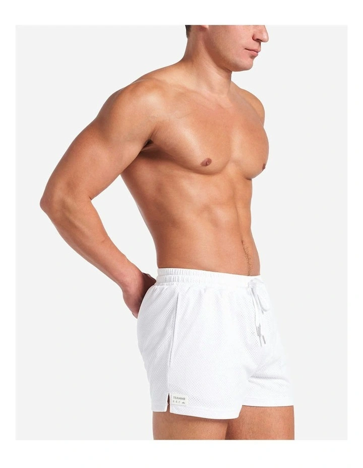 S.S.C. Mesh 3 Short in White