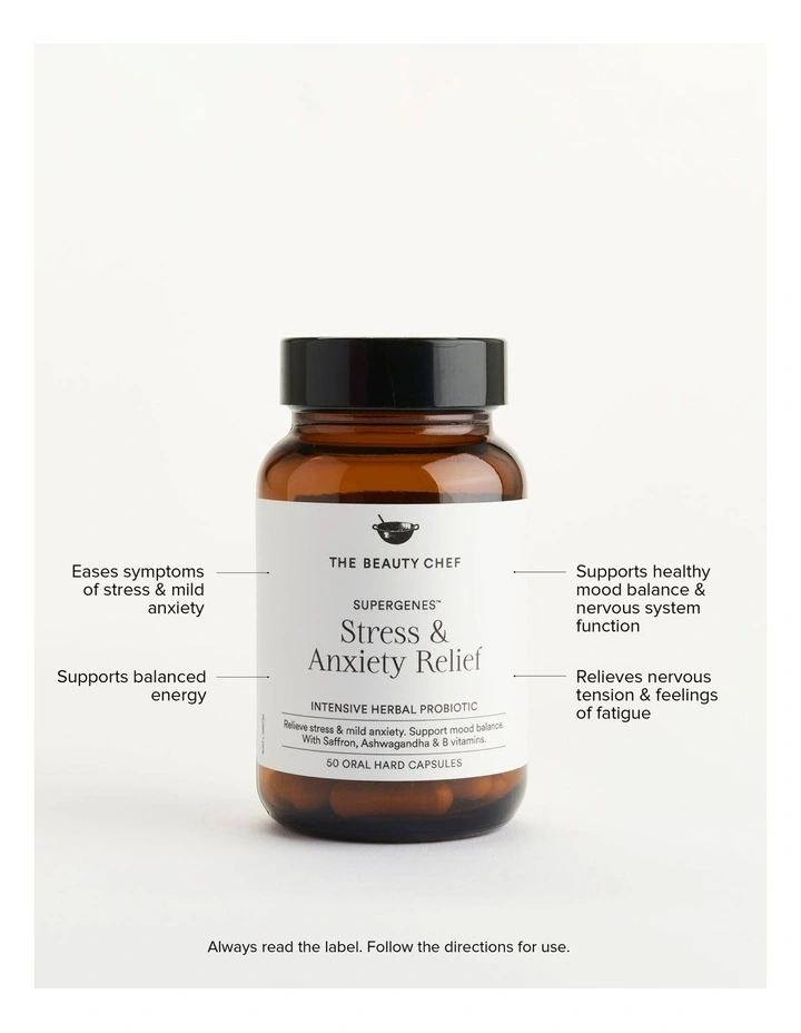 Supergenes Stress and Anxiety Relief Capsules